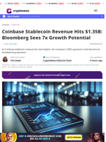 Coinbase Stablecoin Revenue $1.35B