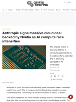 Anthropic signs massive cloud deal backed by Nvidia as AI compute race intensifies