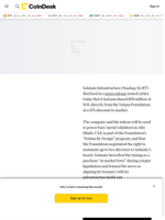 ARK Invests Takes 11.5% Stake in Nasdaq-Listed Solana Treasury Firm Solmate (SLMT)