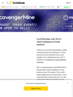 Asia Morning Briefing: BTC Tests Its Floor as Legacy Sellers Meet Macro Rotation