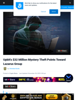 Upbit’s $32 Million Mystery Theft Points Toward Lazarus Group