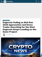 Dogecoin Fading as Bull Run 2026 Approaches and Every Trader Searching for the Next Dogecoin Keeps Landing on the Same Project - TechBullion