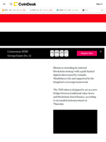 Bhutan Debuts Sovereign Gold-Backed TER Token 