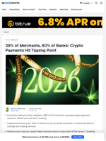 39% of Merchants, 60% of Banks: Crypto Payments Hit Tipping Point - BeInCrypto