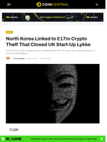 North Korea Linked to £17m Crypto Theft That Closed UK Start-Up
