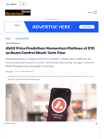 AVAX Price Prediction: Momentum Flatlines at $10 as Bears Control Short-Term Flow - Blockchain.News