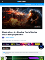 Bitcoin Miners Are Bleeding: This Is Why You Should Be Paying Attention | Bitcoinist.com