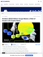US Crypto News: Nvidia’s $500B Comeback Is Raising Eyebrows