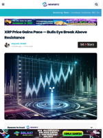 XRP Price Gains Pace — Bulls Eye Break Above Resistance