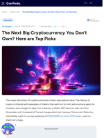 The Next Big Cryptocurrency You Don't Own? Here are the Top Picks - iDEGEN, Bitcoin Pepe, Vine