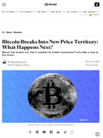 Bitcoin Breaks Into New Price Territory: What Happens Next? - Decrypt