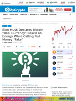 Elon Musk Declares Bitcoin 