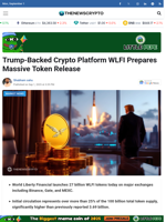 Trump-Backed Crypto Platform WLFI Prepares Massive Token Release - TheNewsCrypto