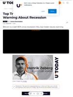 Top Trader Issues Bitcoin (BTC) Warning About Recession