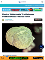 Bitcoin Is 'Digital Capital' That Outpaces Traditional Assets: Saylor