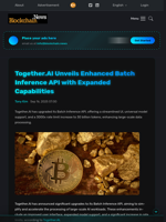 Together.AI Unveils Enhanced Batch Inference API with Expanded Capabilities - Blockchain.News
