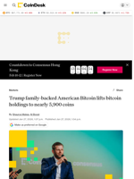 Bitcoin treasury news: American Bitcoin (ABTC) lifts holdings to nearly 5,900 BTC