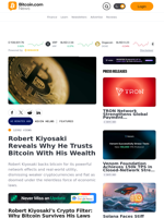 Robert Kiyosaki Reveals Why He Trusts Bitcoin With His Wealth – Featured Bitcoin News
