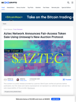 Aztec Network Opens Token Sale via Uniswap’s New CCA Model