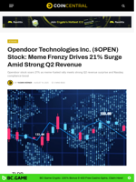 Opendoor Technologies Inc. ($OPEN) Stock: Meme Frenzy Drives 21% Surge Amid Strong Q2 Revenue