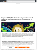 Dogecoin (DOGE) Price Prediction: Dogecoin Holds $0.23 Support as Analysts Eye a Potential $0.30 Breakout in October - Brave New Coin
