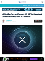 XRP Bullish Pennant Targets $15-$17 But Confirmation Is Required