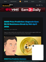 DOGE Price Prediction: Dogecoin Eyes $0.10 Resistance Break by Mid-April 2026 - Blockchain.News