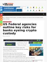 US Federal agencies outline key risks for banks eyeing crypto custody - The Crypto News Wire