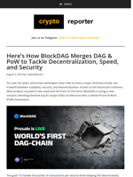 Can BlockDAG’s DAG-PoW Combo Crack the Scalability Trilemma?