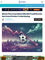 Bitcoin Price Crash Below $100,000: Pundit Reveals Next Area Of Action To Start Buying