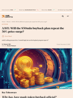 AAVE: Will the $50mln buyback plan repeat the 50% price surge? - AMBCrypto