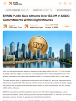 $1WIN Public Sale Attracts Over $3.9M in USDC Commitments Within Eight Minutes - AMBCrypto
