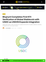 Bluprynt Completes First KYI Verification of Stablecoin with USDC