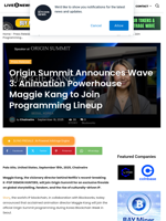 Origin Summit Announces Wave 3: Animation Powerhouse Maggie Kang to Join Programming Lineup | Live Bitcoin News