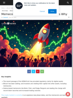 Memecoin Season Is Returning, And Here's Why | Live Bitcoin News