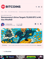 Strive Asset Management Wants 75,000 BTC in Mt. Gox Deal