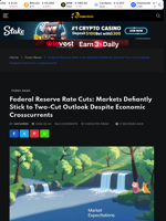 Federal Reserve Rate Cuts: Markets Defiantly Stick To Two-Cut Outlook Despite Economic Crosscurrents