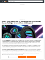 Solana Price Prediction: TD Sequential Buy Signal Sparks Hopes of a Major Reversal from $150 Support - Brave New Coin