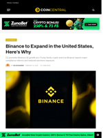 Binance to Expand in the United States, Here’s Why