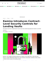 Kamino Introduces Contract-Level Security Controls for Lending Vaults - 