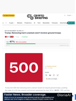 Trump: Removing Iran's uranium won't involve ground troops