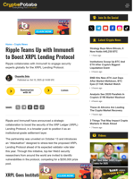 Ripple Teams Up with Immunefi to Boost XRPL Lending Protocol