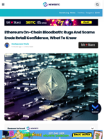 Ethereum On-Chain Bloodbath: Rugs And Scams Erode Retail Confidence, What To Know