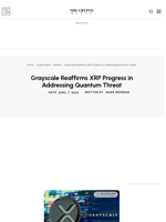 Grayscale Reaffirms XRP Progress in Addressing Quantum Threat