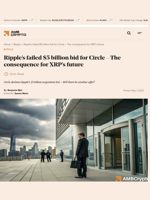 Ripple's failed $5 billion bid for Circle - The consequence for XRP's future - AMBCrypto