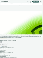 Nvidia releases Nemotron 3.5 ASR, a free open-weight model for 40-language audio transcription