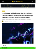 Lululemon Athletica Inc. ($LULU) Stock: Drops Over 20% Despite Q125 Earnings Beat and Strong International Sales