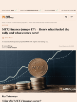 MYX Finance jumps 47% – Here’s what fueled the rally and what comes next! - AMBCrypto
