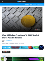 When Will Solana Price Surge To $360? Analyst Shares Possible Timeline | Bitcoinist.com