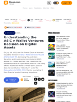 Understanding the ASIC v Wallet Ventures Decision on Digital Assets – Legal Bitcoin News